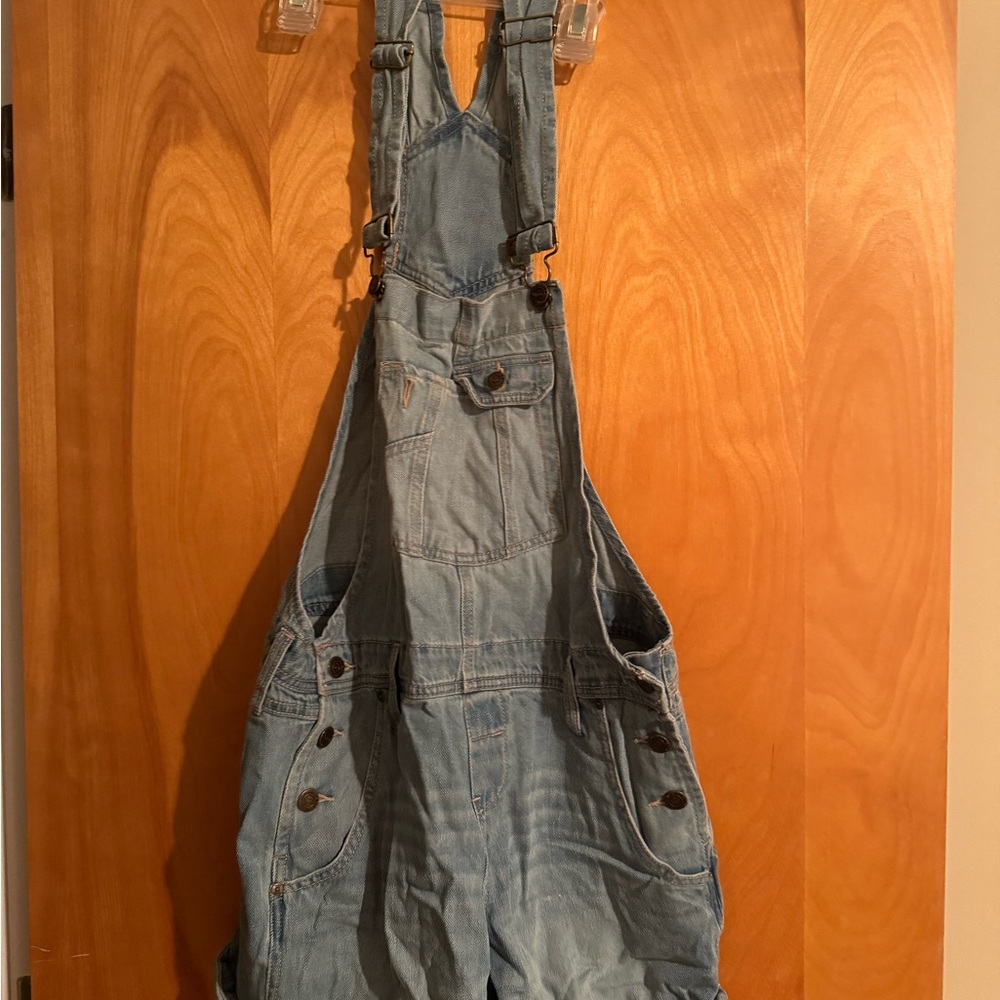 Lei Light Blue Denim Overalls